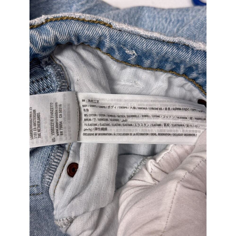 Abercrombie & Fitch Jeans 34 / 18L Womens 90s Straight Ultra High Denim - Picture 7 of 7